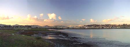 [Image of shoreline wetlands park area.]